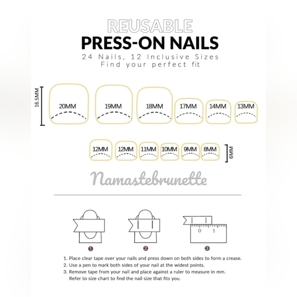 Rhinestone French Manicure Press On Toenails - Picture 11 of 17